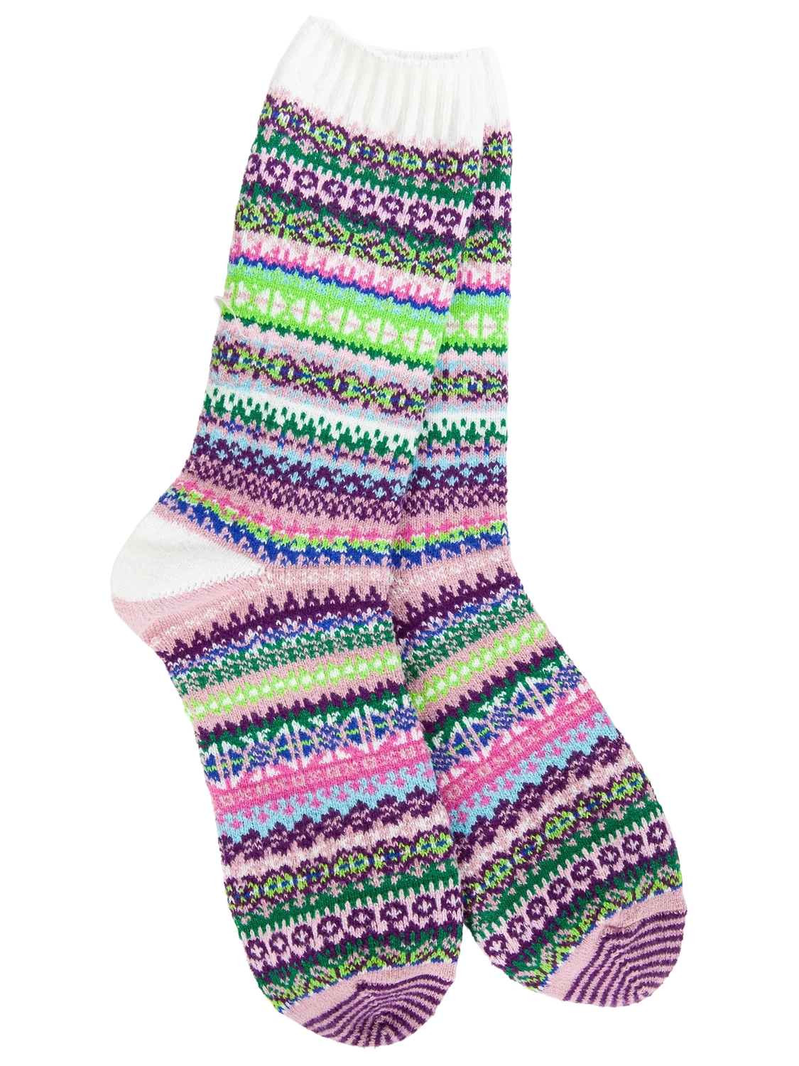 Sock&nbsp; Botanical 953 Multi Bright Colors&nbsp; Women's 76938