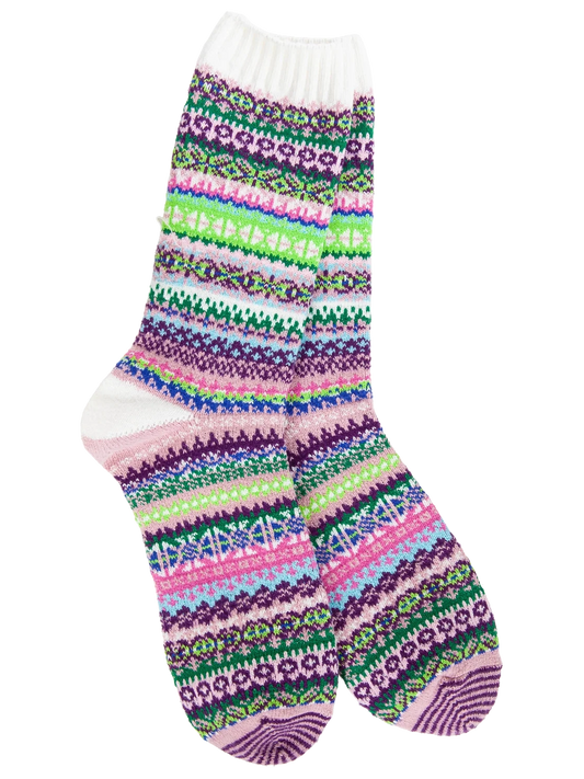 Sock&nbsp; Botanical 953 Multi Bright Colors&nbsp; Women's 76938