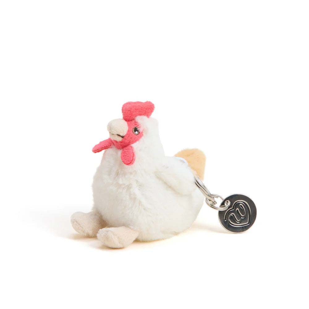Key Ring Chicken White 5" Kr-Chk-1