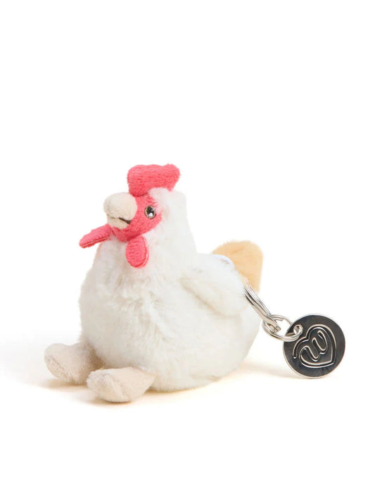 Key Ring Chicken White 5" Kr-Chk-1