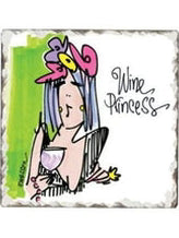 Coaster Tile Ladies of Indulgence&nbsp; Wine Princess&nbsp; 4x4" 67466