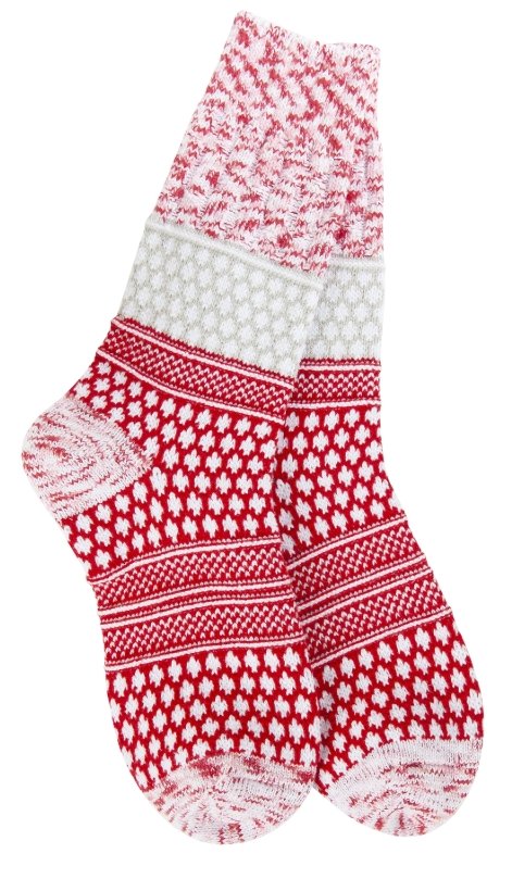 Wss-Sock&nbsp; Christmas Red Peppermint 616&nbsp; Women's 76328