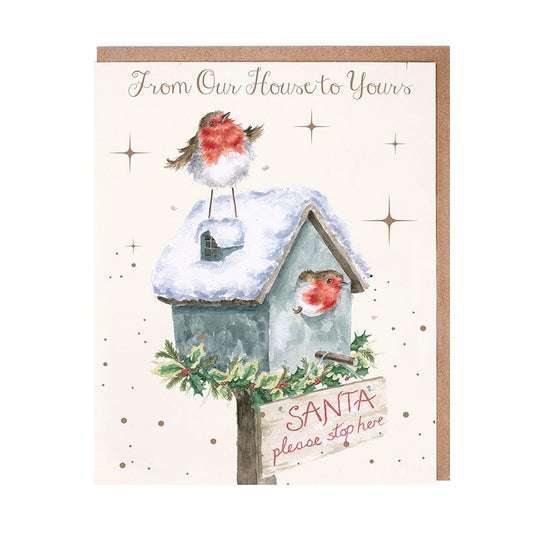 Christmas Cards - 8 Pack - From Our House to Yours AXNCP023 