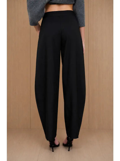Pants Black High Waist Wide Leg Women's TWS1372BK