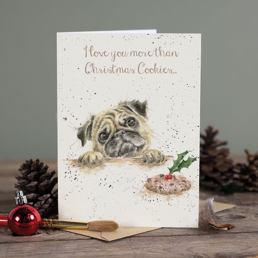 Christmas Card - AX032 - I Love you more then Christmas Cookies 