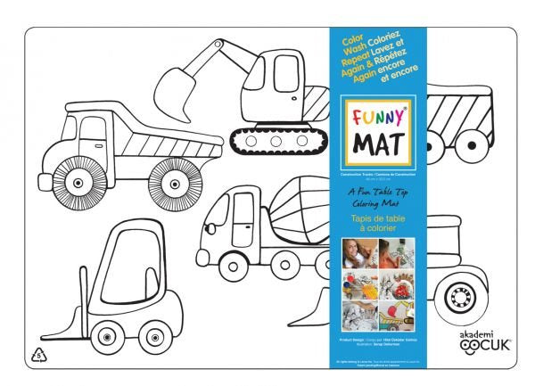 Coloring Mat Construction Children M0402 