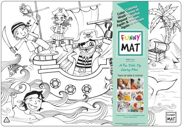 Coloring Mat Pirates Children M0504 