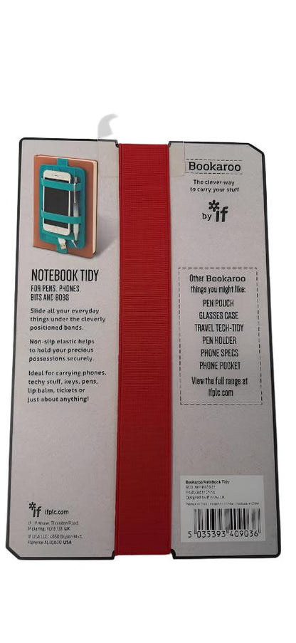 Note Book Tidy- for Pens - Phones -Red-40903 