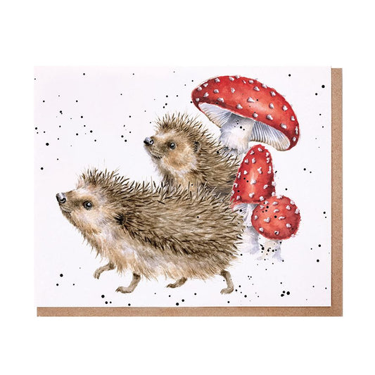 Card Acs200 A Prickly Adventure Porcipine/Mushroom 