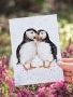 Card ACS238 On The Rocks Penguin