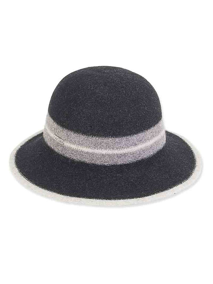 Sun n Sand-Hat Black Soft Wool Bucket 2.5" Brim Women's-AD1059A

100% Wool