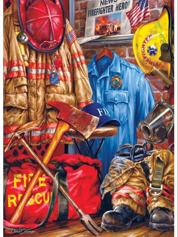 Puzzle 1000 Pc Home Town Heroes Fire And Recue 71511 