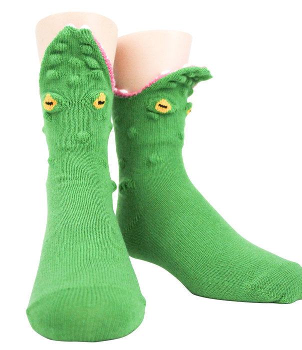 Women's Sock Alligator 3-d 3d109 