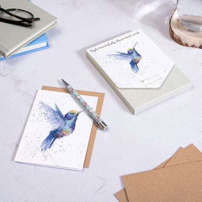 Notecard Set (8 pk)  ANCP009  Rainbow Hummingbird 