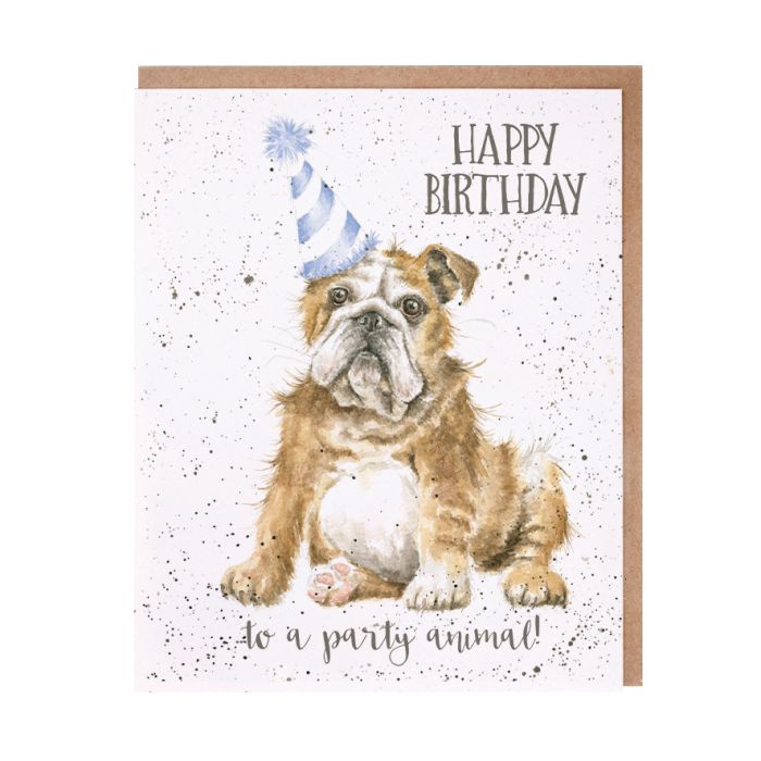 Card - AOC002  Happy Birthday- Smile Dog 