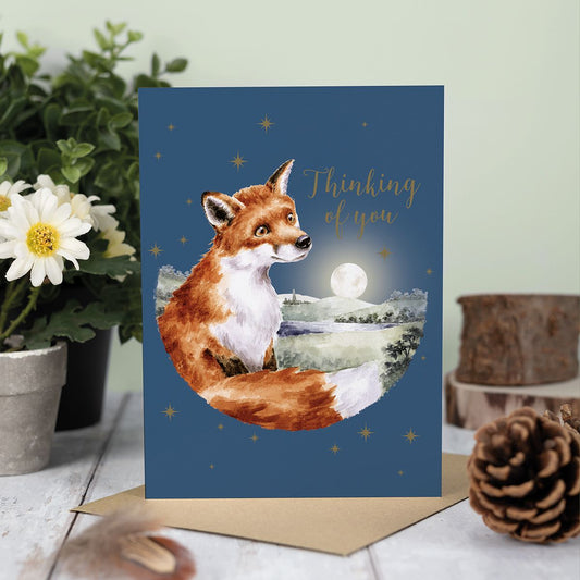 Card Aoc220 Stargazing Thinking Of You Fox 