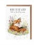 Card Aoc250 Birthday Serenity Fox