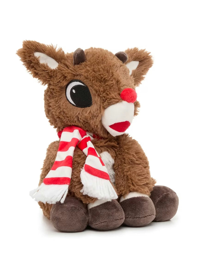 Rudolph With Scarf Christmas  Heatable Stuffed Animals  Cp-rud-s