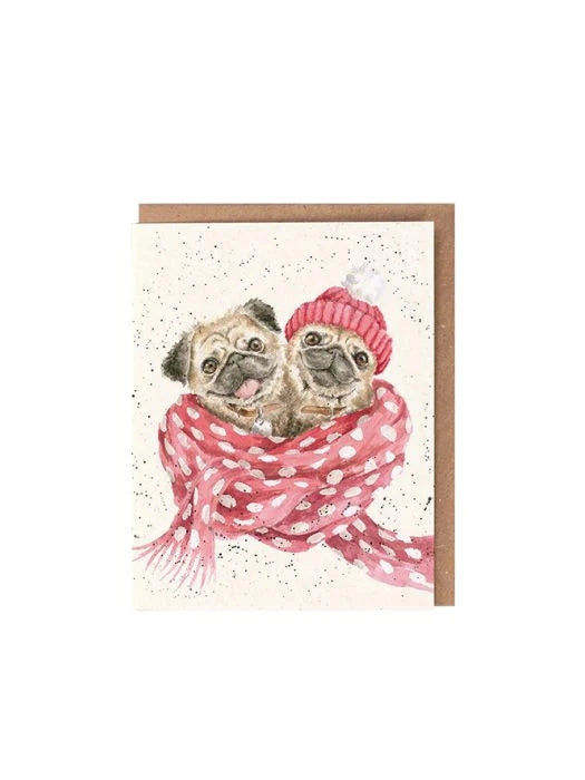 Christmas Snug As A Pug Gift Enclosure Card Axge016 