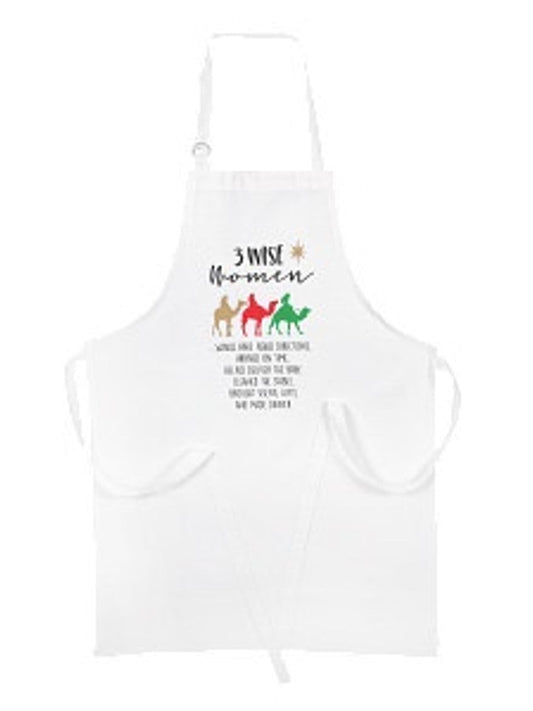  Apron 3 Wise Women Christmas White 6009205