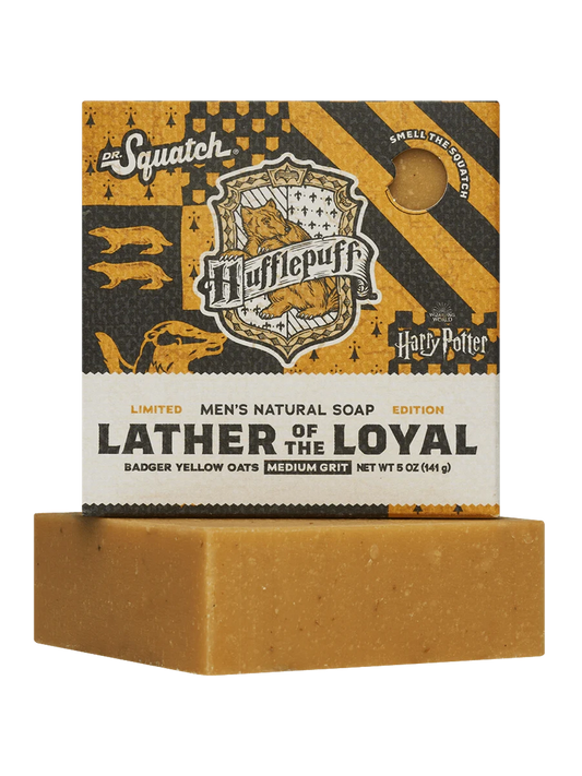 Soap Bar  Harry Potter Huffle Puff Lather The Loyal Medium Grit 5oz Wh-Bar-Hll-01 