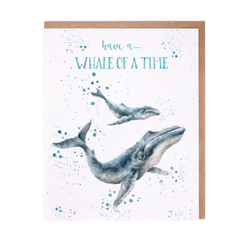 Card - AOC146 Have a whale of a time - Happy Birthday 