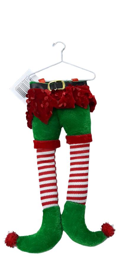 Christmas-Green Elf Legs-Ornament 