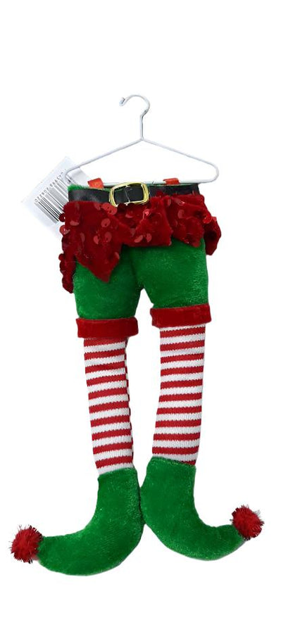 Christmas-Green Elf Legs-Ornament 