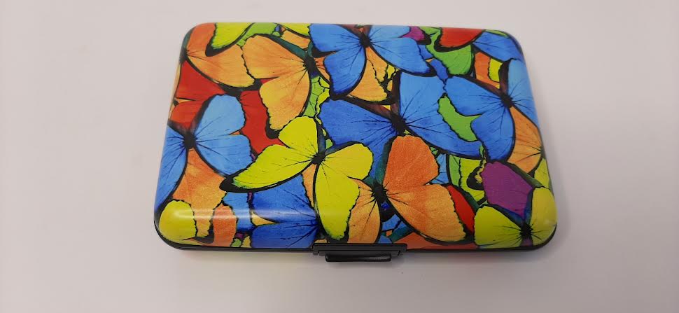 Armored Wallet - Bright Colors Butterfly Collage - 71773 