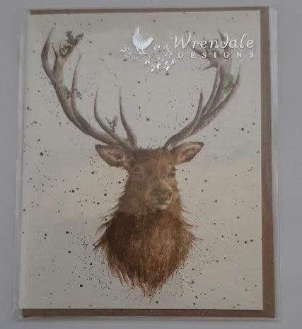 Gift Enclosure Card - AXGE025 - Christmas Stag 