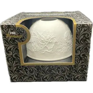 Light Dome Bird House Porcelain W Led Base LD014