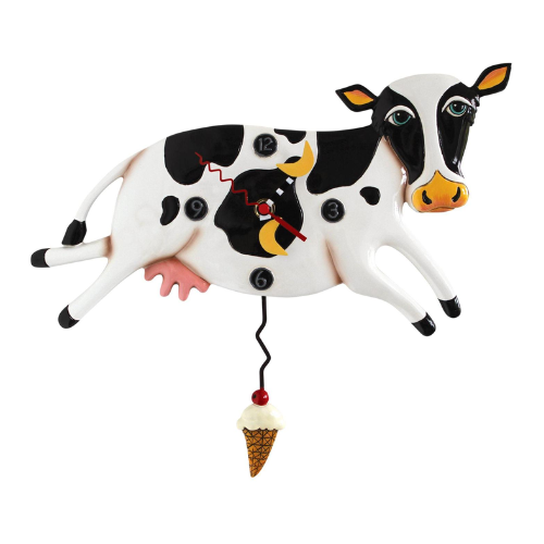 Wall Clock - Bessie Cow - P1764 