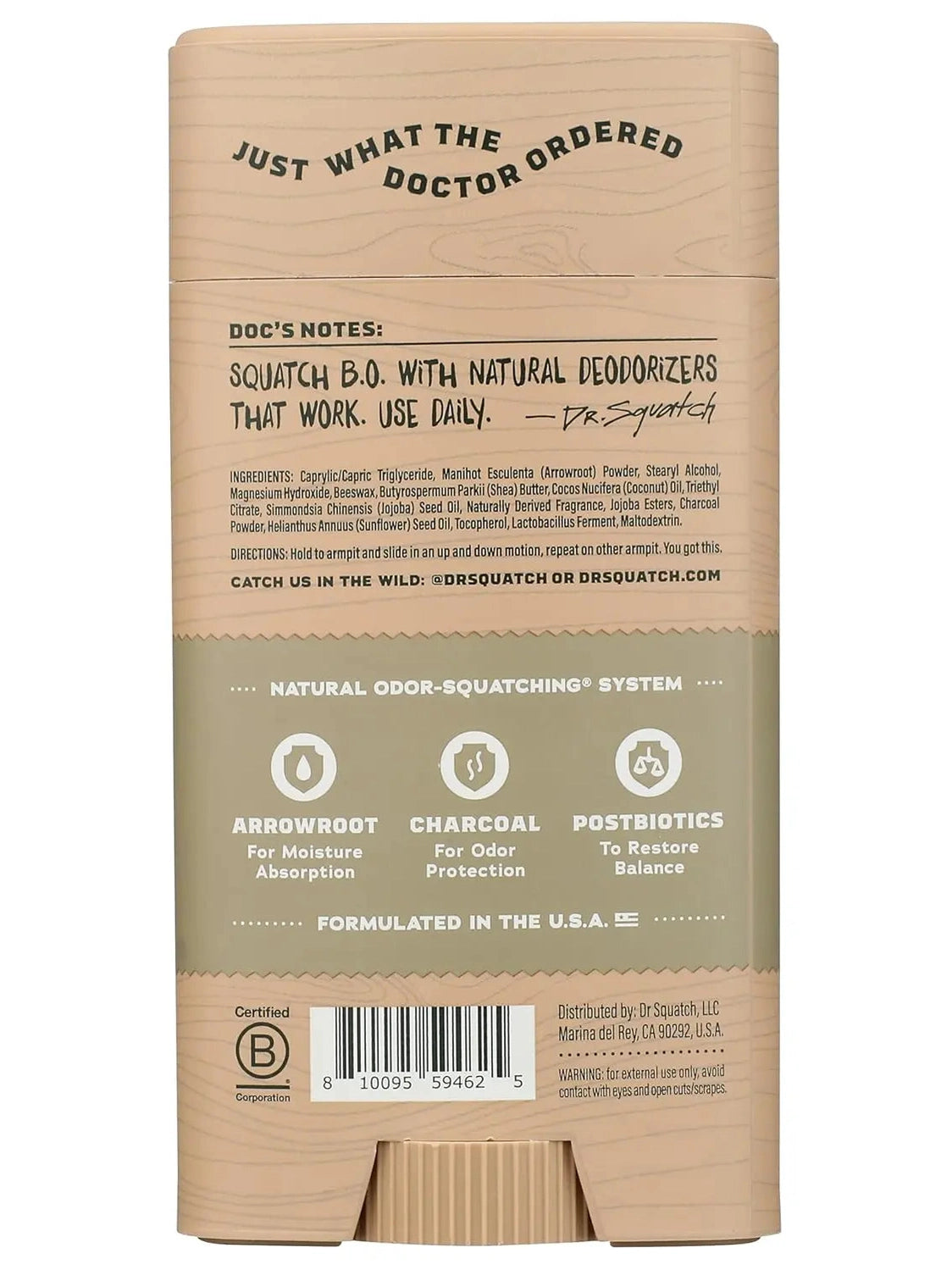 Deodorant Birch Wood Breeze Aluminum Free 2.65 oz Wh-Deo-Bwb-02 