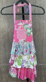 Child Apron - Multi Patch Pink - One Size 