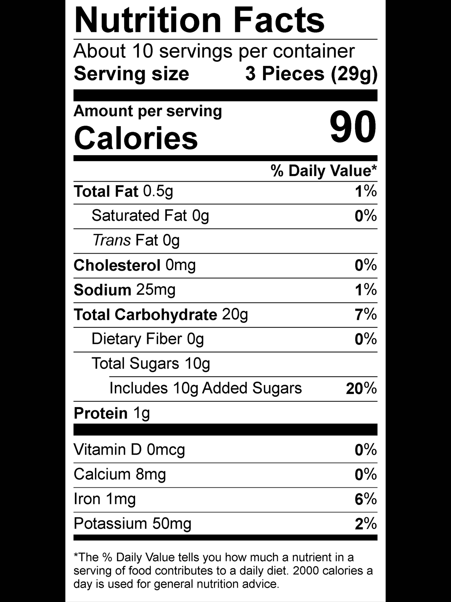 Licorice Classic Black Gourmet  Willey Wallaby 4oz