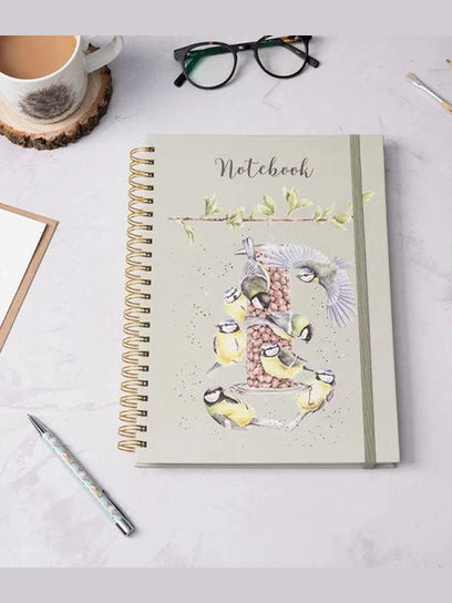 Spiral Notebook Bon Appetit Bird Green Lhb014 