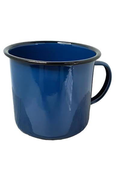 Coffee Mug - Blue - Metal 