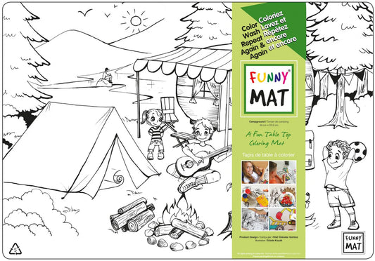 Coloring Mat Children's Camping M0603 