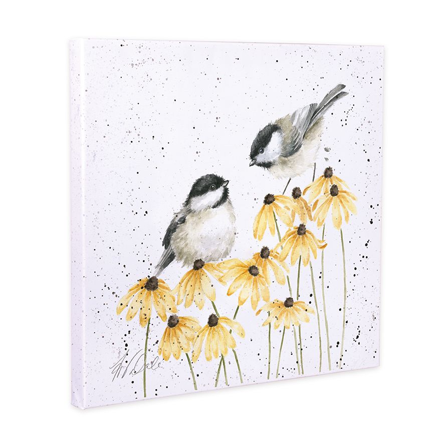 Canvas Art My Sweet Chickadee Sparrows 8x8" Cans-cs181 