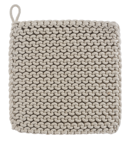 Pot Holder Crochet 8"  Bronze , White, Green, Light Green CB185974 