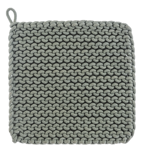 Pot Holder Crochet 8"  Bronze , White, Green, Light Green CB185974 