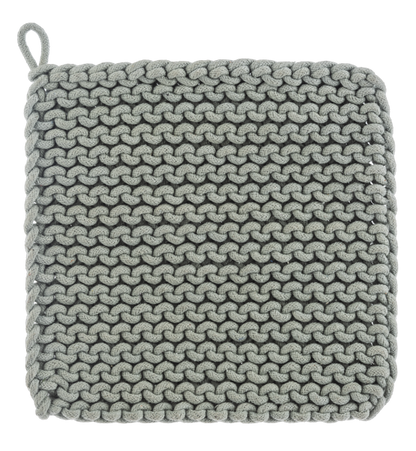 Pot Holder Crochet 8"  Bronze , White, Green, Light Green CB185974 