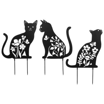 Cat Metal Yard Decor /Wall Hanger Cb186944 