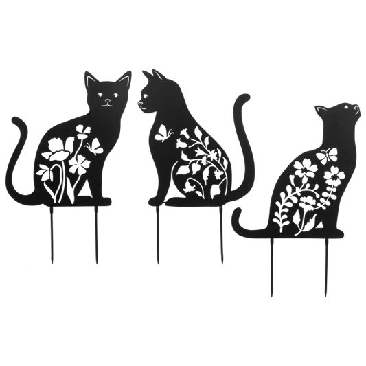 Cat Metal Yard Decor /Wall Hanger Cb186944 