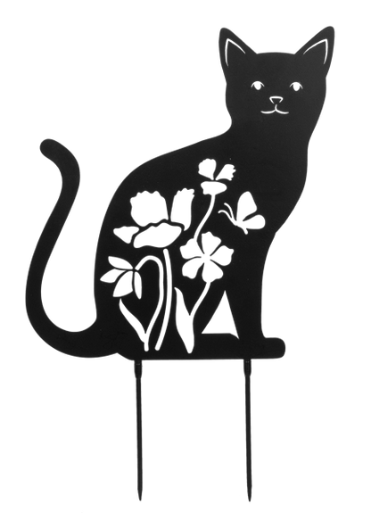 Cat Metal Yard Decor /Wall Hanger Cb186944 