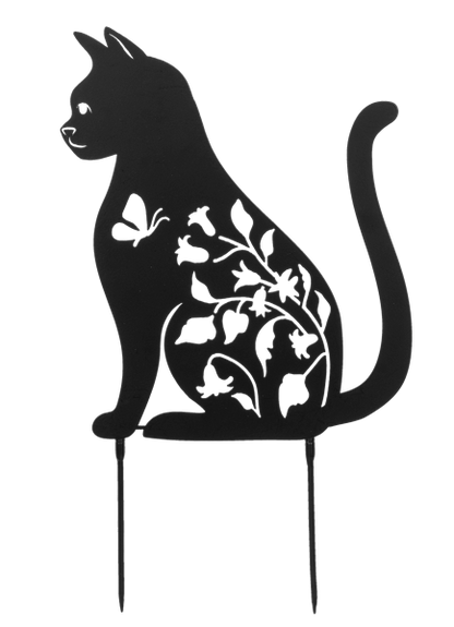 Cat Metal Yard Decor /Wall Hanger Cb186944 