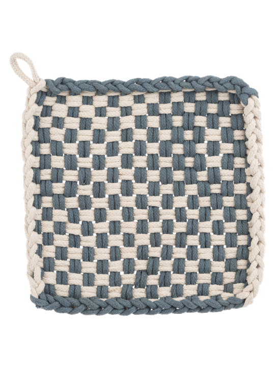 Potholder Cotton Crochet 4 Colors  8x8" cb199386