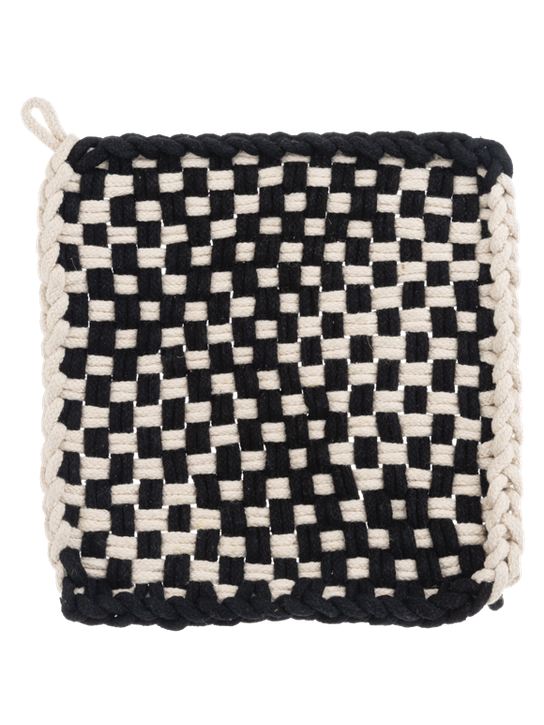 Potholder Cotton Crochet 4 Colors  8x8" cb199386