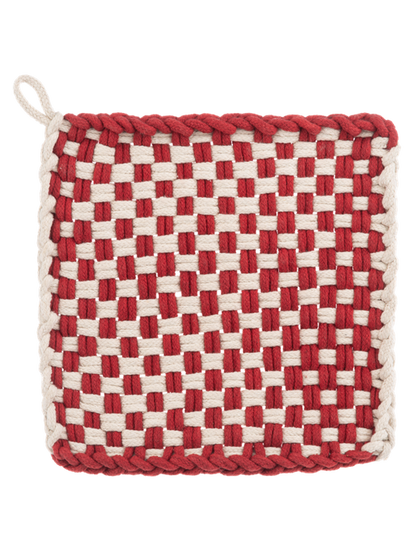 Potholder Cotton Crochet 4 Colors  8x8" cb199386
