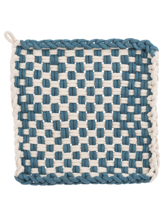 Potholder Cotton Crochet 4 Colors  8x8" cb199386